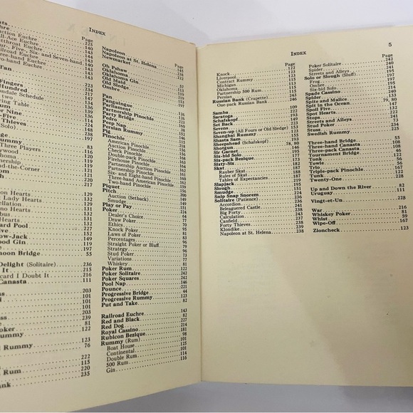 Vintage 1960’s Paperback Official Rules of Card Games 60th Edition - Picture 5 of 5